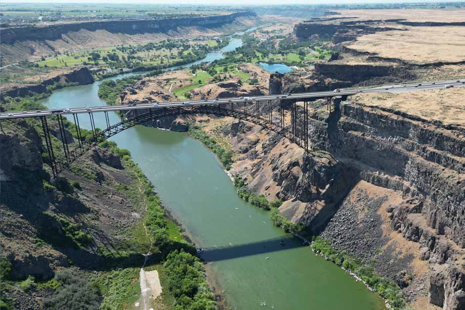 Photo of the Perrine Bridge - Twin Falls and Jerome Idaho