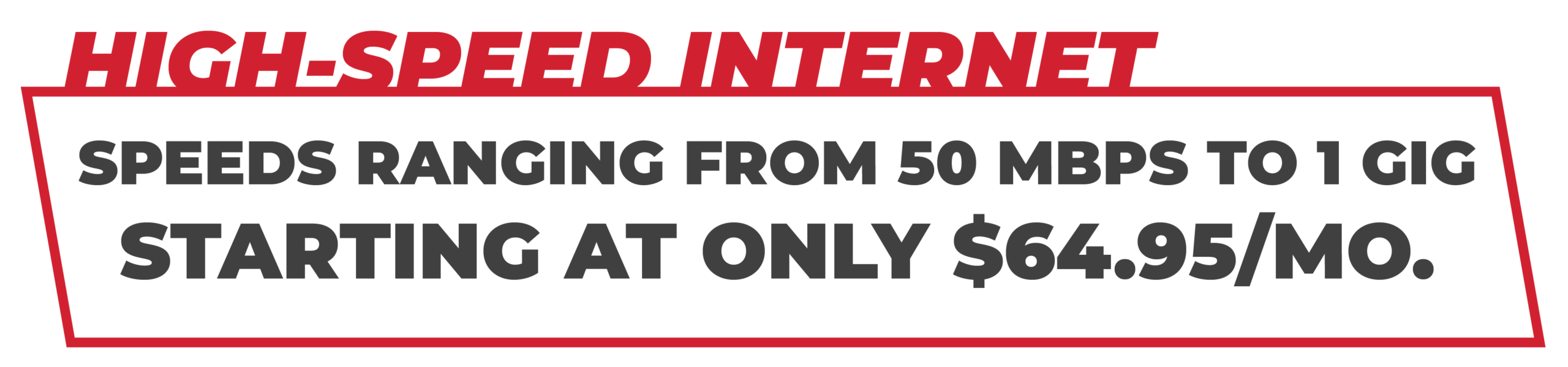 High speed internet packages in Idaho