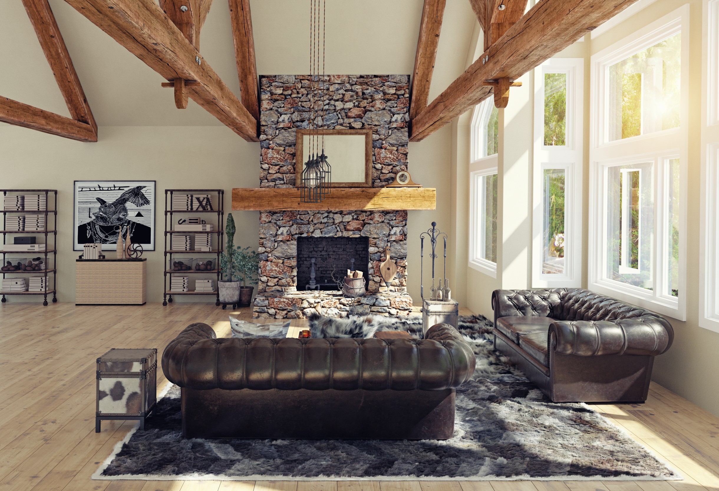 Modern home with premium home audio